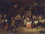 Jan Steen Peasant wedding oil painting artist